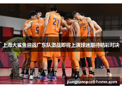上海大鲨鱼迎战广东队激战即将上演球迷期待精彩对决